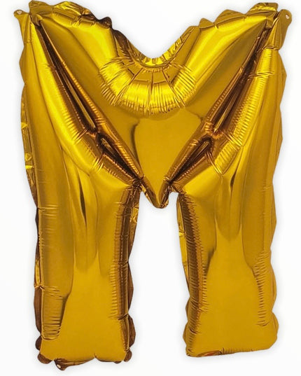 Balon din Folie în Formă de Literă – 45 cm, Auriu