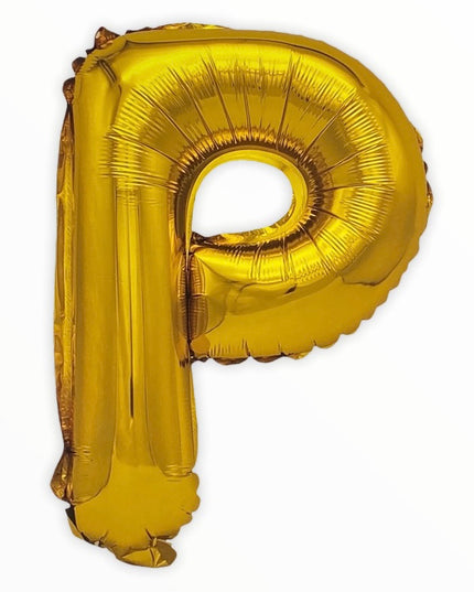 Balon din Folie în Formă de Literă – 45 cm, Auriu