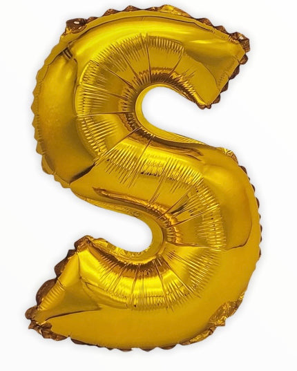 Balon din Folie în Formă de Literă – 45 cm, Auriu