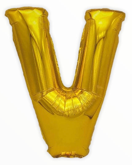 Balon din Folie în Formă de Literă – 45 cm, Auriu