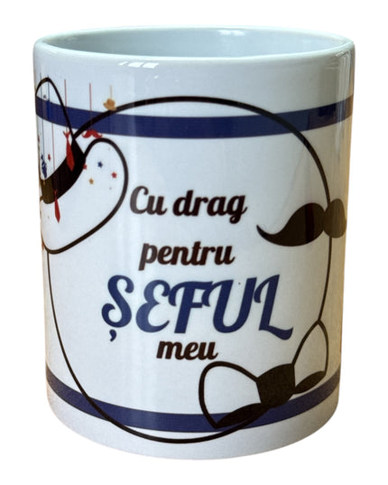 Cană cu mesaj pentru Bărbați 330ml