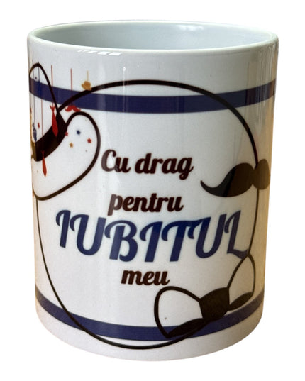 Cană cu mesaj pentru Bărbați 330ml