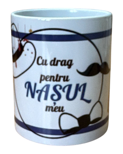 Cană cu mesaj pentru Bărbați 330ml