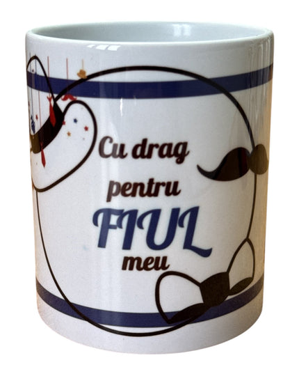 Cană cu mesaj pentru Bărbați 330ml