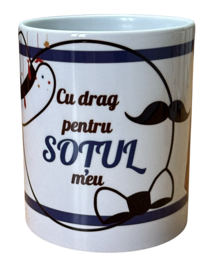 Cană cu mesaj pentru Bărbați 330ml