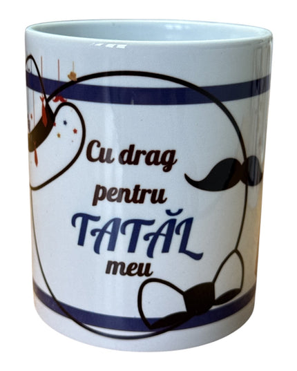 Cană cu mesaj pentru Bărbați 330ml