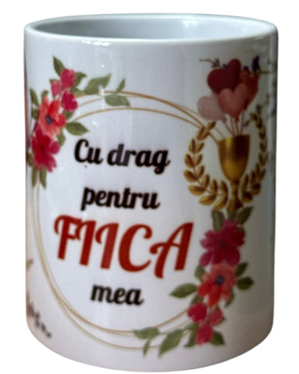 Cană cu mesaj pentru Femei 330ml