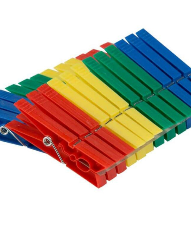 Cârlige de rufe Plastic 24/set. 9cm