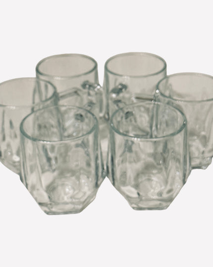 Cană sticlă 6/set 307-14