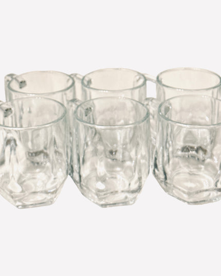 Cană sticlă 6/set 307-14