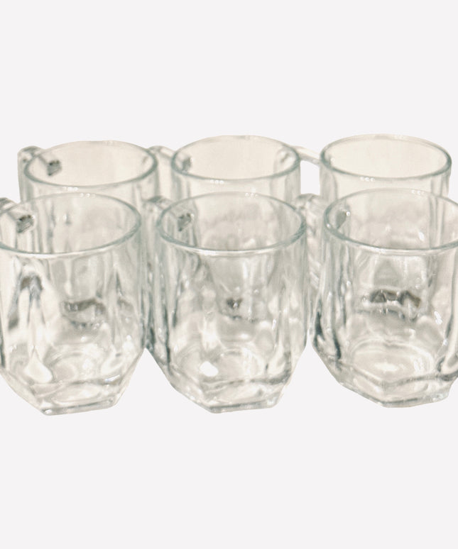 Cană sticlă 6/set 307-14