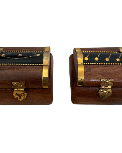 Cufar lemn Palisandru 8cm