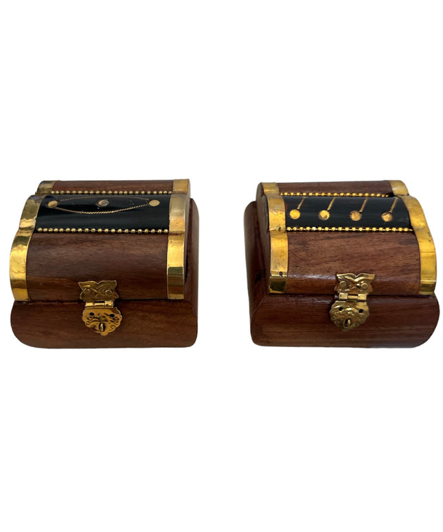 Cufar lemn Palisandru 8cm