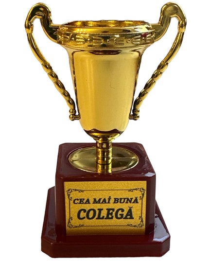 Cupă plastic cu mesaj F 12cm