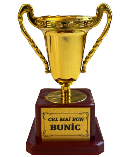 Cupă plastic cu mesaj B  12cm