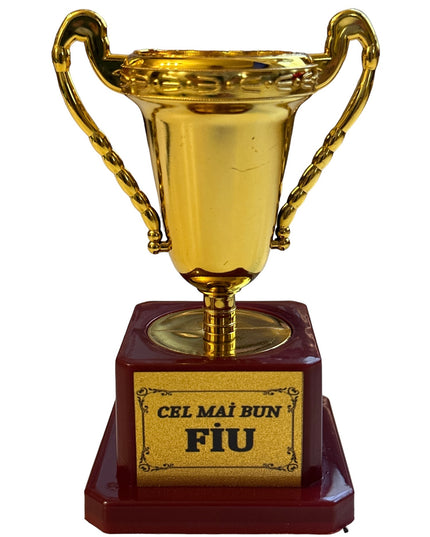 Cupă plastic cu mesaj B  12cm