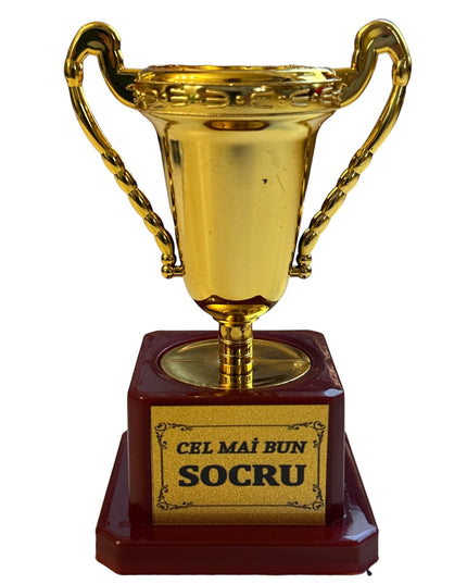 Cupă plastic cu mesaj B  12cm