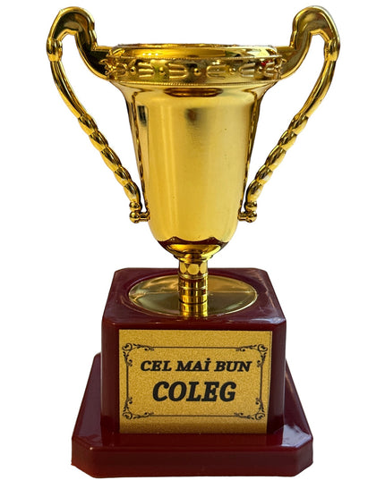 Cupă plastic cu mesaj B  12cm