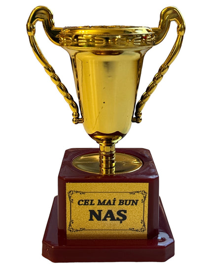 Cupă plastic cu mesaj B  12cm