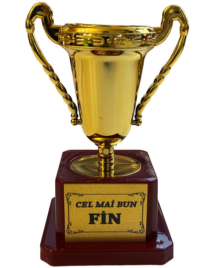 Cupă plastic cu mesaj B  12cm