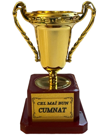 Cupă plastic cu mesaj B  12cm