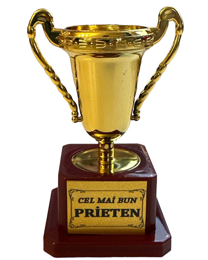 Cupă plastic cu mesaj B  12cm