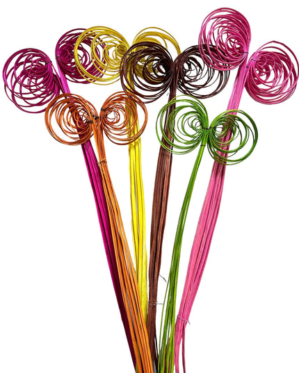 Bețe ondulate coarne 10/set 70cm