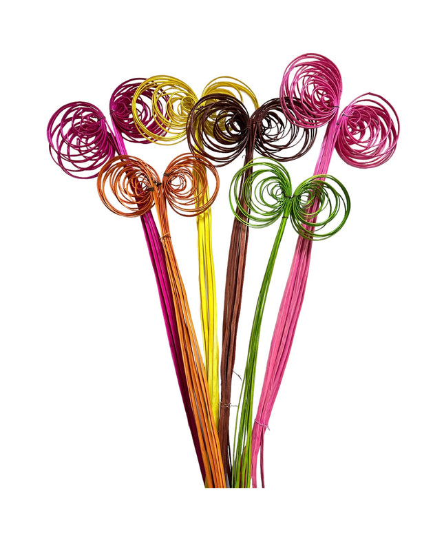 Bețe ondulate coarne 10/set 70cm