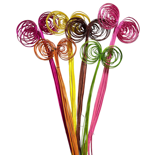 Bețe ondulate coarne 10/set 70cm