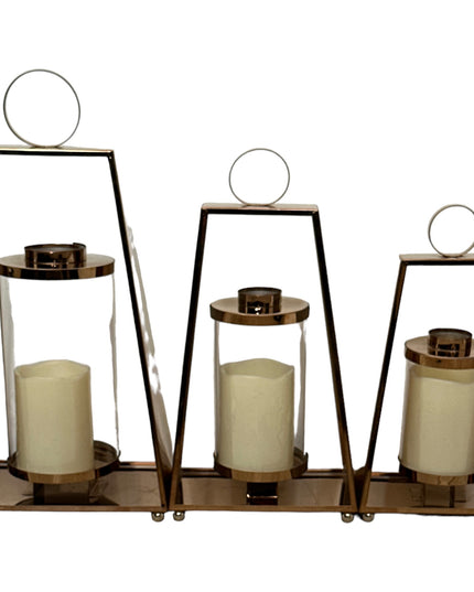 Felinar metalic Trapez 41cm