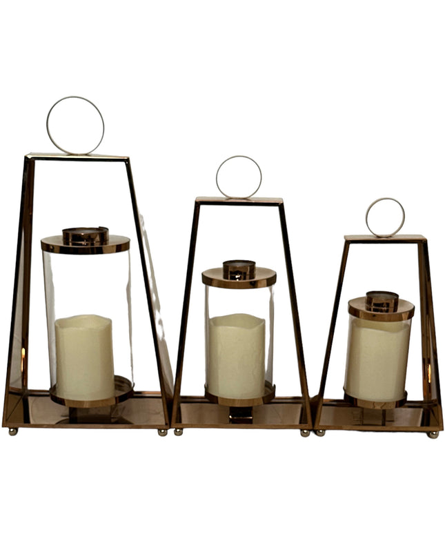 Felinar metalic Trapez 41cm