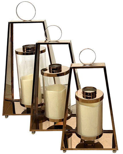 Felinar metalic Trapez 41cm