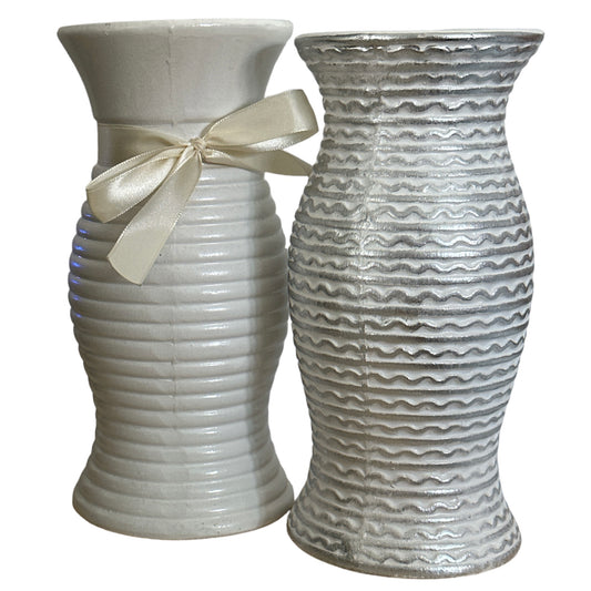 Vază ceramică albă 20cm