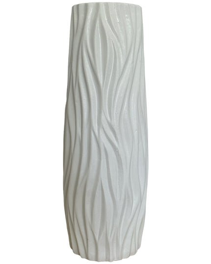 Vază ceramică albă B 30cm