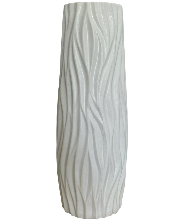 Vază ceramică albă B 30cm