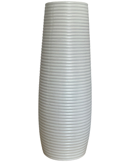 Vază ceramică albă B 30cm