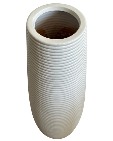 Vază ceramică albă B 30cm