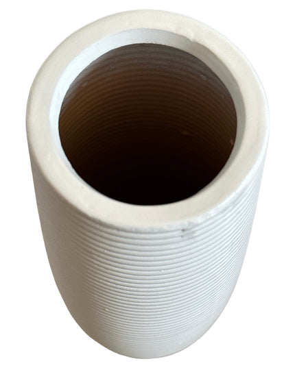 Vază ceramică albă B 30cm