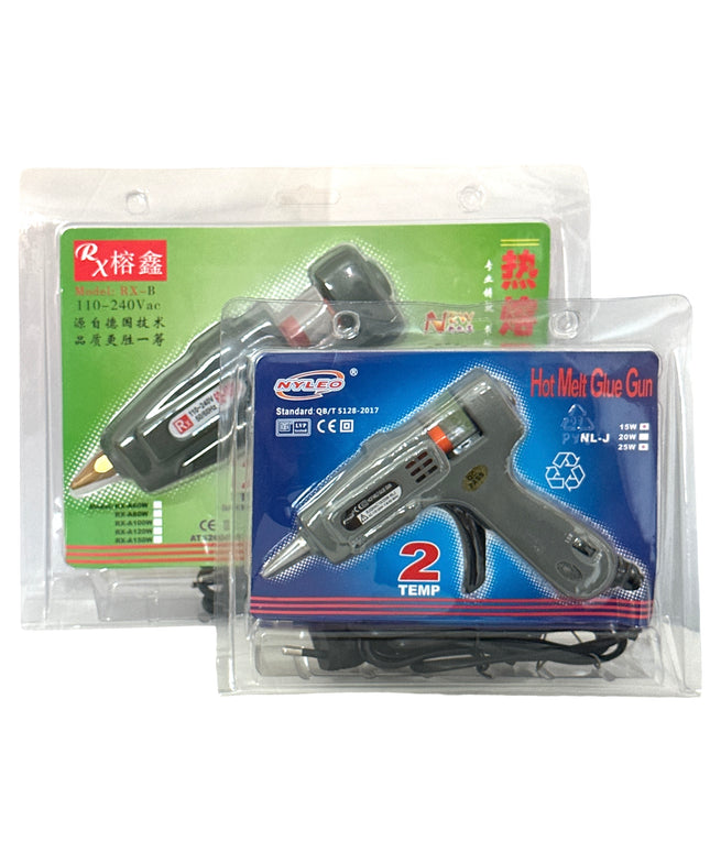 Pistol de lipit cu silicon temperatură duală