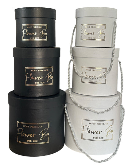 Cutie cadou rotundă 3/set 19cm 10395-9