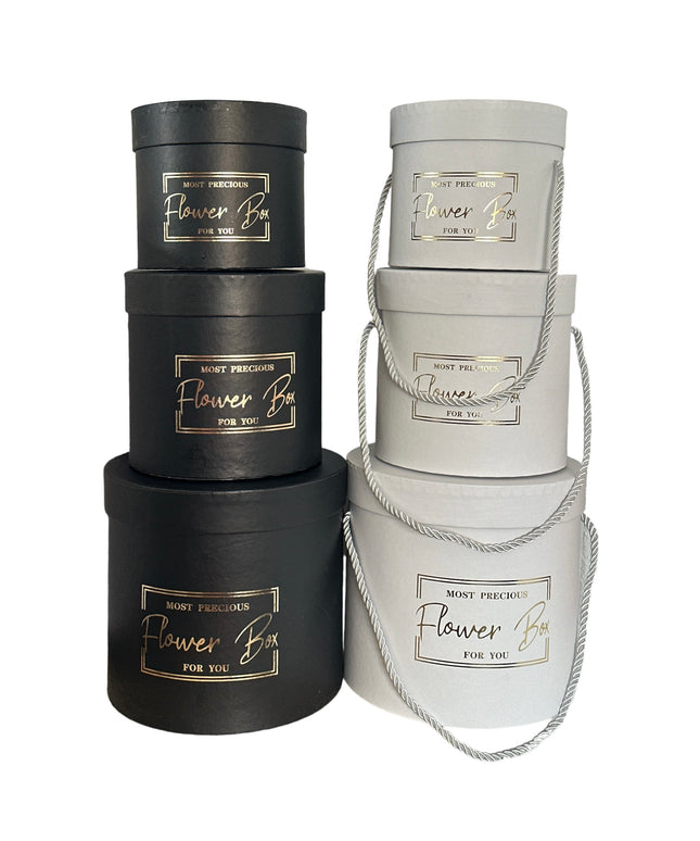 Cutie cadou rotundă 3/set 19cm 10395-9