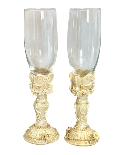 Pahare nuntă 2/set  21cm