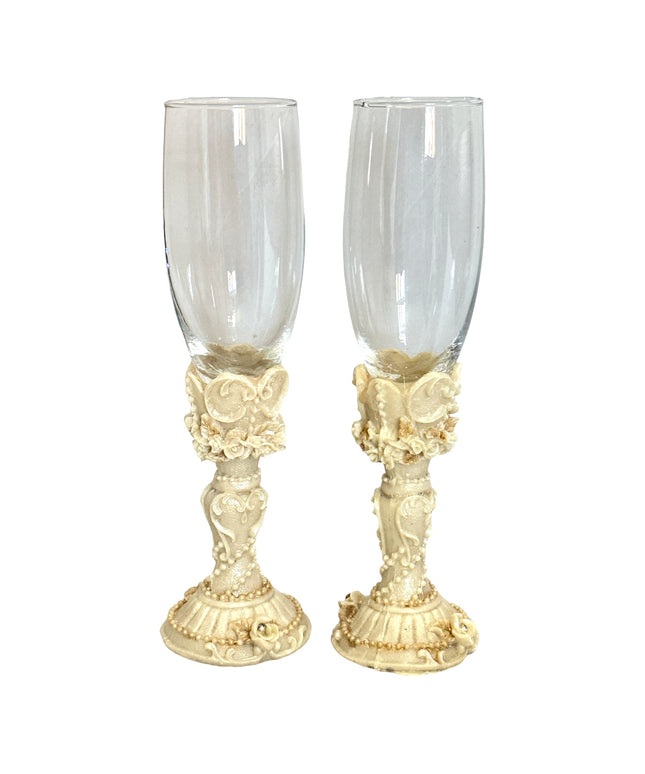 Pahare nuntă 2/set  21cm