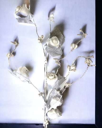 Floare fir decor nuntă 70cm