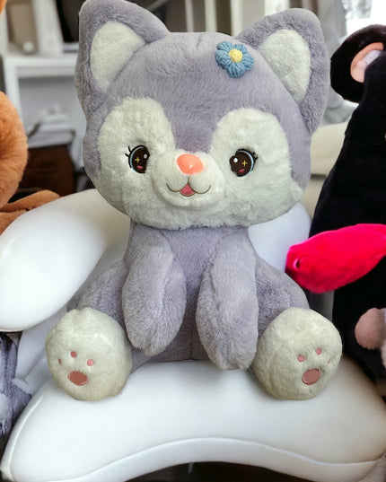 Pluș Pisică pufoasă 40cm