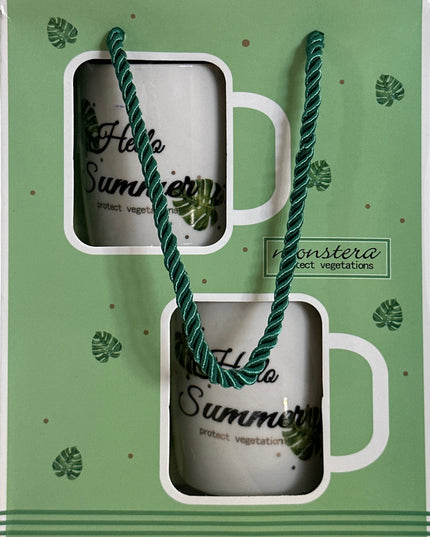 Set 2 căni cu linguriță CH13