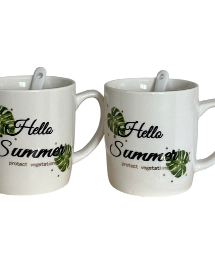 Set 2 căni cu linguriță CH13