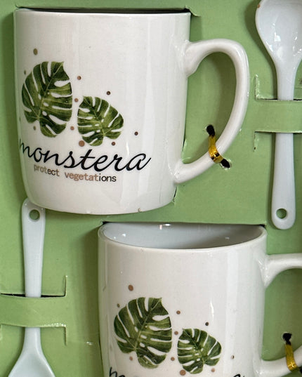 Set 2 căni cu linguriță CH13