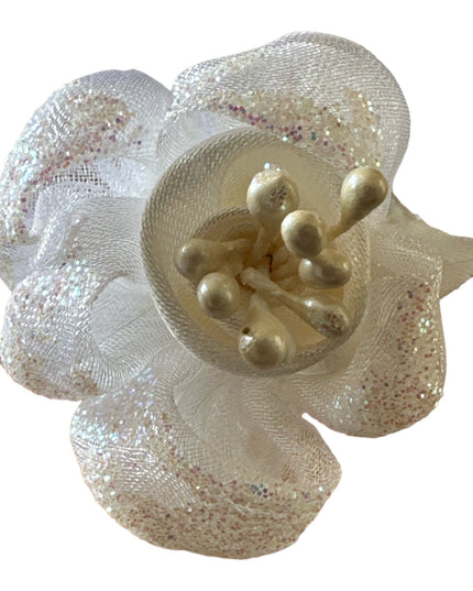 Cocardă trandafiri 6 fire 14cm