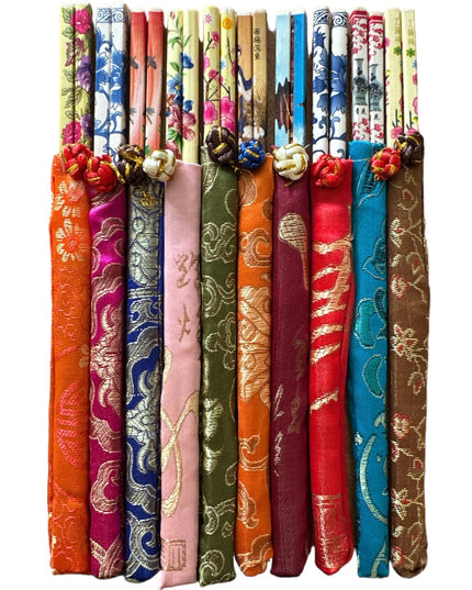 Bețișoare chinezești multicolore 10 perechi/set